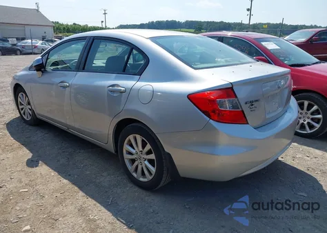 2012 Honda Civic Ex from USA, damaged, VIN 19XFB2F80CE351905